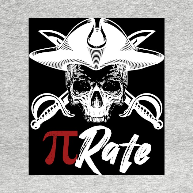 Pi rate Pi Shirt for international Pi Day by Mesyo